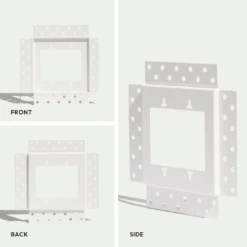 Flush Drywall Receptacle Mount [Luxe] -Scholl Fusspflege Verkäufe 3 FlushDrywallReceptacleMount Luxe CloseCut2