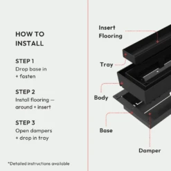 Flush Floor Vent [Lite+] - Lite+ -Scholl Fusspflege Verkäufe 5 Flush Floor Vent Luxe 3D Render aa43be43 60e1 4296 92cb 2941843a8087 1