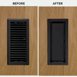 Floor Vent + Insert [Lite] - Lite -Scholl Fusspflege Verkäufe 8 Floor Vent Insert Lite Before and After 1