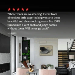 Flush Wall Vent [Luxe+] -Scholl Fusspflege Verkäufe 9 FlushWallVent Luxe Review1 1