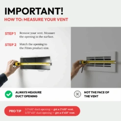 Flush Wall Vent [Luxe+] -Scholl Fusspflege Verkäufe HTM Wall Vents 4