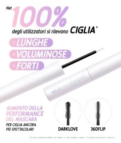 MILLELASH -Scholl Fusspflege Verkäufe cliomakeup millelash siero ciglia allungante rinforzante rigenerante grafica