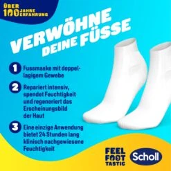 ExpertCare Fussmaske Mit Manuka-Honig -Scholl Fusspflege Verkäufe scholl de care expertcare fussmaske mit manuka honig 52869397709141
