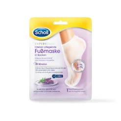 Scholl DE Scholl ExpertCare Intensiv Pflegende Fussmaske In Socken – Enstpannende Maske Mit Lavendelöl