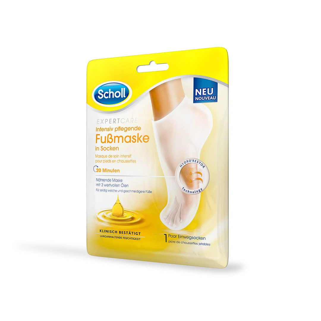 Scholl ExpertCare Intensiv Pflegende Fussmaske In Socken – Nährende Maske Mit 3 Wertvollen Ölen 2 Scholl ExpertCare Intensiv Pflegende Fussmaske In Socken – Nährende Maske Mit 3 Wertvollen Ölen – Bild 2