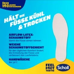 Scholl Atmunsaktive Einlegesohlen Für Ganztägige Dämpfung & Komfort 10 Scholl Atmunsaktive Einlegesohlen Für Ganztägige Dämpfung & Komfort -Scholl Fusspflege Verkäufe scholl de insoles 35 5 40 5 scholl atmunsaktive einlegesohlen fur ganztagige dampfung komfort 55051404280149