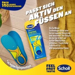 GelActiv™ Everyday Einlegesohlen Herren -Scholl Fusspflege Verkäufe scholl de insoles 40 46 5 gelactiv everyday einlegesohlen herren 52979605471573