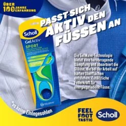 GelActiv™ Sport Einlegesohlen Herren -Scholl Fusspflege Verkäufe scholl de insoles 40 46 5 gelactiv sport einlegesohlen herren 52978942083413