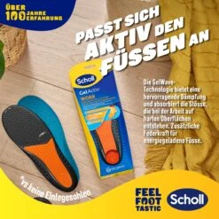 GelActiv™ Work Einlegesohlen Herren -Scholl Fusspflege Verkäufe scholl de insoles 40 46 5 gelactiv work einlegesohlen herren 52978690589013