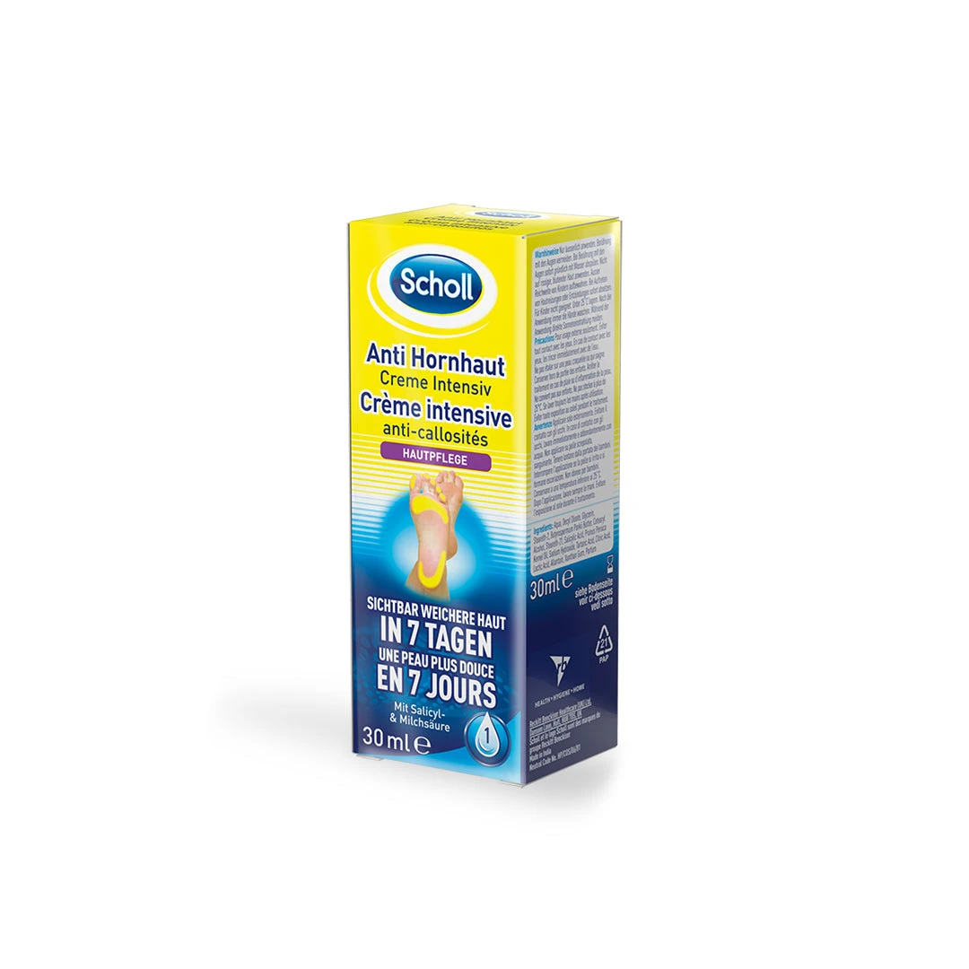 Scholl Anti-Hornhaut Creme Intensiv 30ml 2 Scholl Anti-Hornhaut Creme Intensiv 30ml – Bild 2