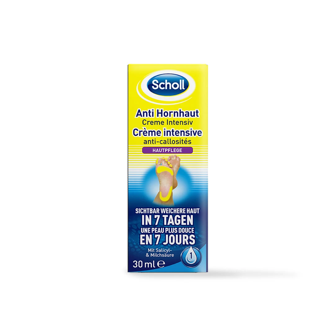 Scholl Anti-Hornhaut Creme Intensiv 30ml 1 Scholl Anti-Hornhaut Creme Intensiv 30ml