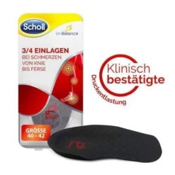 Scholl In-Balance 3/4 Einlagen Bei Schmerzen Von Knie Bis Ferse