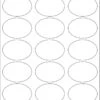 Sheet Labels - Oval Small