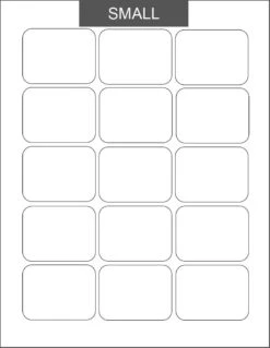 Sheet Labels - Rectangle Small