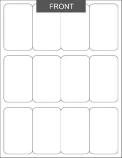Sheet Labels - Rectangle Large