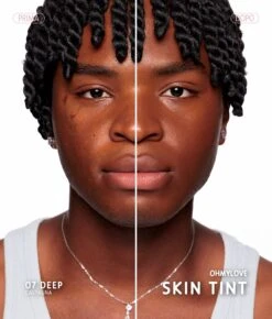 SKIN TINT OHMYLOVE -Scholl Fusspflege Verkäufe skin tint tinta fluida effetto seconda pelle demi mat idratante before after 07 deep e3b60240 3e5e 47c8 a303 e7cbf2173d70